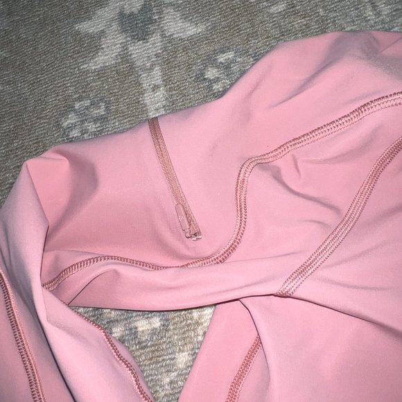 Break a trail 1/2 zip hoodie pastel pink Lululemon 6 - Picture 9 of 12